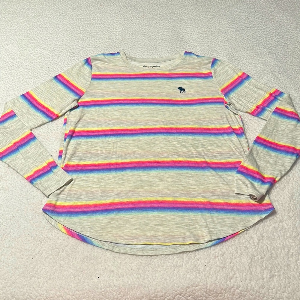 Abercrombie Kids Girls L/S Shirt, EUC, Size 15/16 Abercrombie Kids Sizing